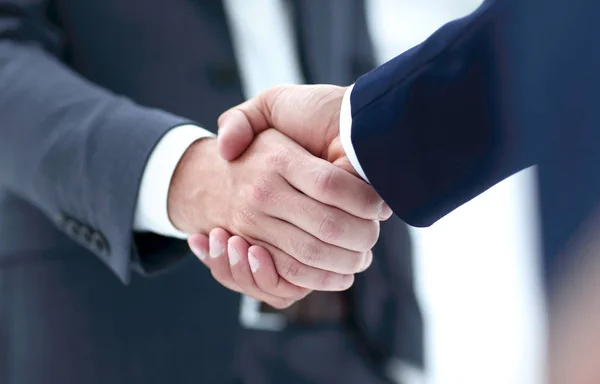 Handshake affärsidé — Stockfoto
