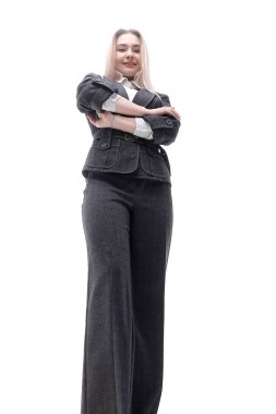 alt view.confident iş woman.isolated