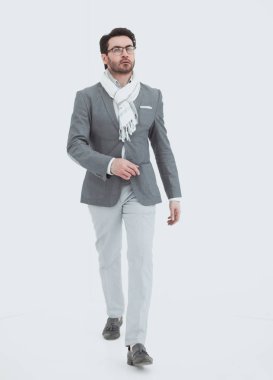 yan view.modern iş adamı ileri gider