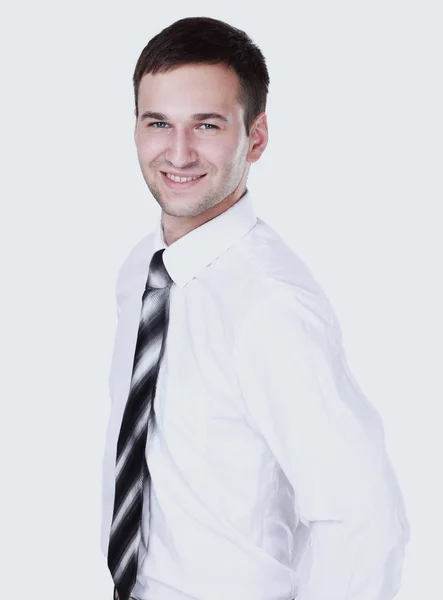 Close-up. face of a successful business man — Stock Photo, Image