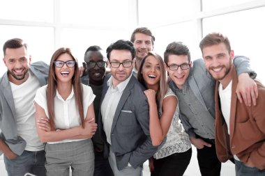 Bir grup başarılı iş adamının portresi