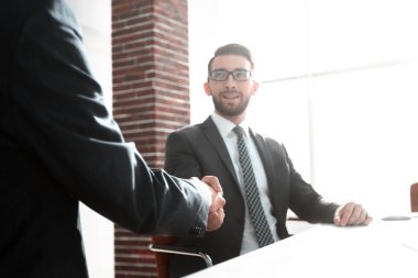 iş karşılıklı. kopya alanı ile fotoğraf.