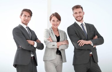 hafif bir arka plan üzerinde başarılı gençler bir grup portresi.