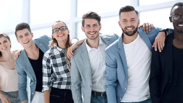 Equipe profissional de advogados de negócios em pé juntos como um grupo — Fotografia de Stock