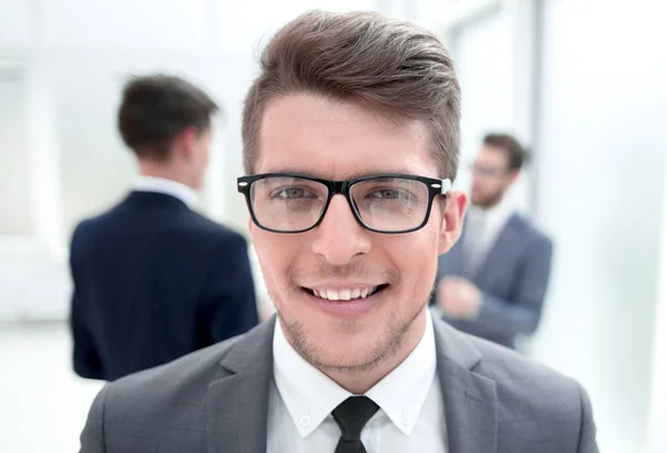 Close up.successful young businessman — Stock Photo, Image