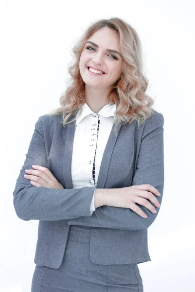 Retrato de una mujer de negocios sonriente — Foto de Stock