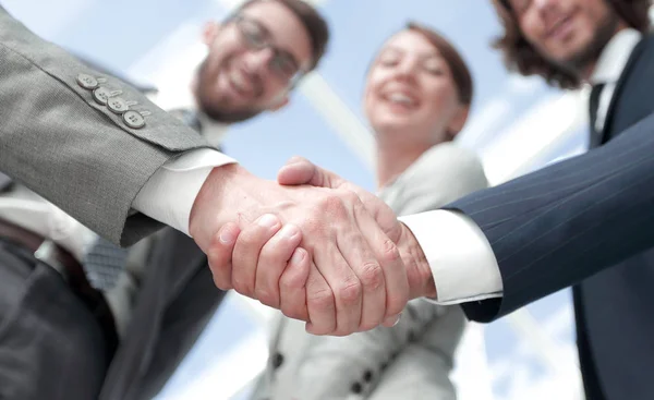 Business handshake.the concept van partnerschap — Stockfoto