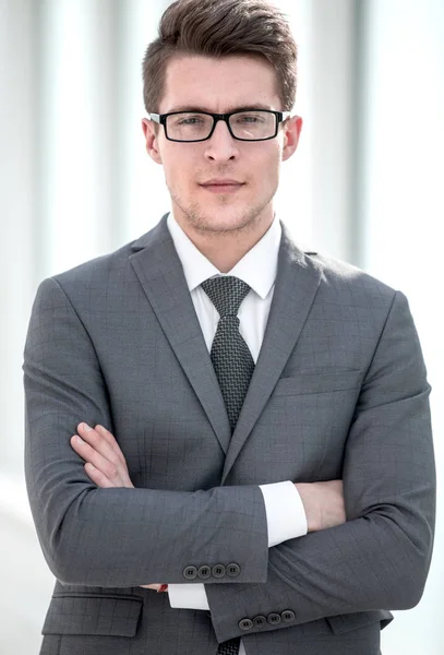 Close up.portrait de un hombre de negocios exitoso — Foto de Stock