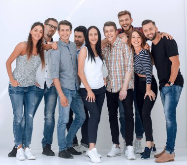 yaratıcı iş takım ayakta wal yakındaki