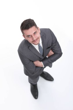 En baştan görüntüleyin. Executive iş adamı