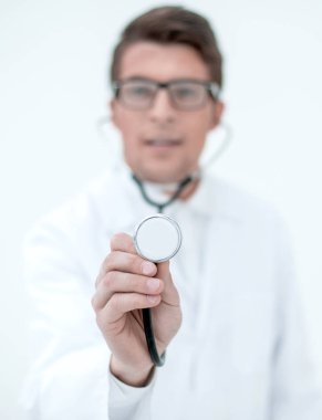 Doktorlar steteskoplu bir terapist.