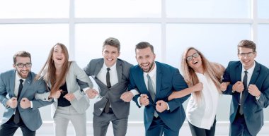 başarılı iş takım ayakta birlikte