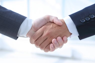 closeup.Handshake iş ortakları