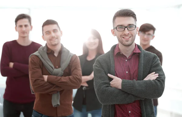 Retrato de primer plano del exitoso equipo de negocios . — Foto de Stock