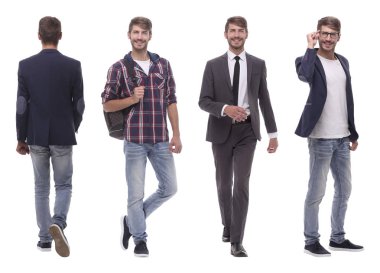 Başarılı bir gencin fotoğraf kolajı.
