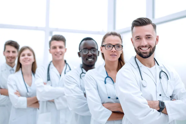 Closeup.a grupo de médicos . — Foto de Stock