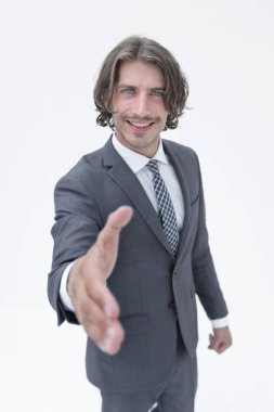 işadamı için el sıkışma sunan