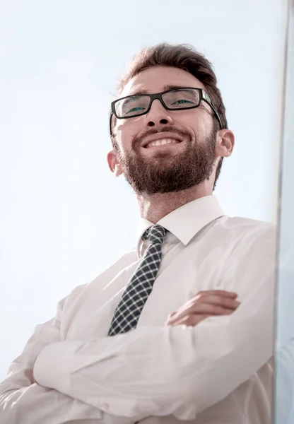 Close up.portrait of a successful young businessman. — Stock Photo, Image