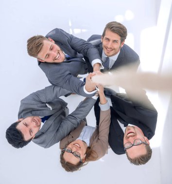 üstten görünüm .işler takım Halat tırmanma