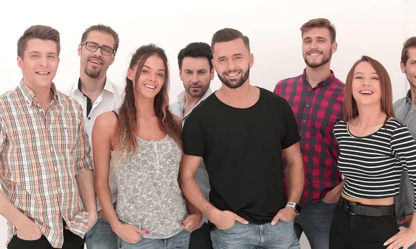 Group of successful young people standing together — Stock Photo, Image