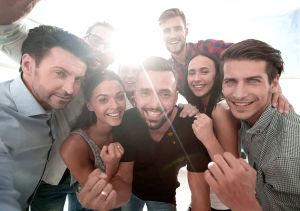 Close up.Portrait eines erfolgreichen Business-Teams — Stockfoto