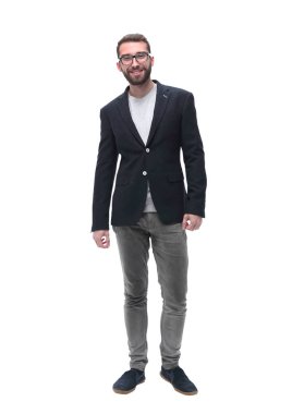 tam büyüme. modern bir iş adamının portresi.