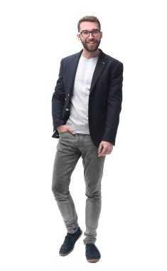 tam büyüme. modern bir kendi kendine yapılmış bir adamın portresi