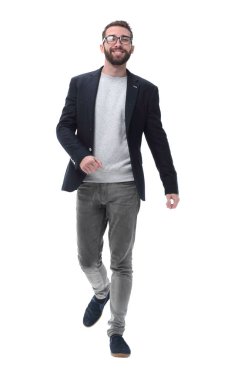 tam büyüme. başarılı modern adam güvenle öne çıkıyor