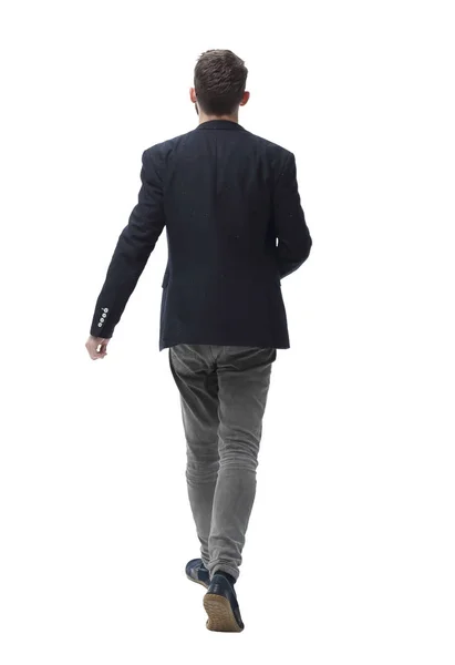 In full growth. successful modern man confidently stepping forward — Stock Photo, Image