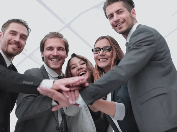 Avviare business people lavoro di squadra cooperazione mani insieme — Foto Stock