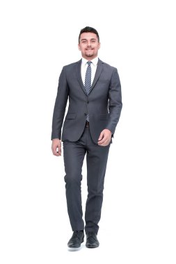 Alt görünümü. Executive işadamı ileri gider