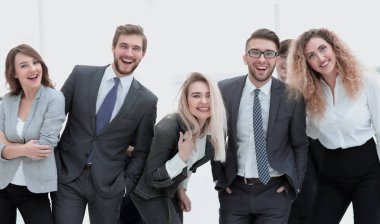 closeup.Friendly iş takım.