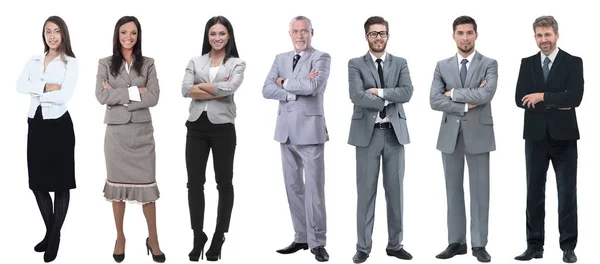 Collage de una variedad de gente de negocios en fila —  Fotos de Stock