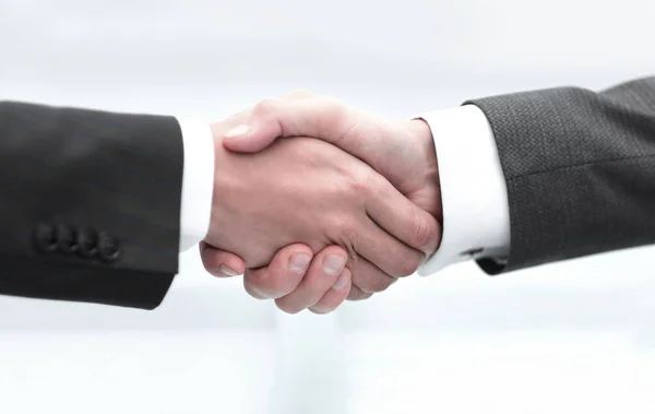 Concetto di partnership affidabile. stretta di mano — Foto Stock