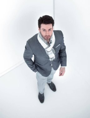 Kameraya bakarak en iyi view.serious iş adamı