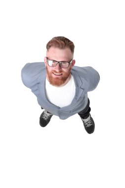 kameraya bakarak en iyi view.modern iş adamı