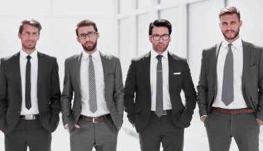 profesyonel iş takım portresi.