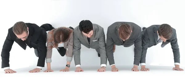 El equipo profesional del negocio está listo para comenzar — Foto de Stock