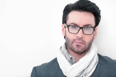 up.Business adam gözlüklü kapatın