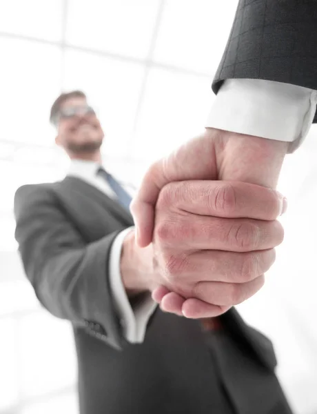 Close up.business handshake — Stock Photo, Image