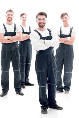 patron ve profesyonel sanayi işçileri takımının