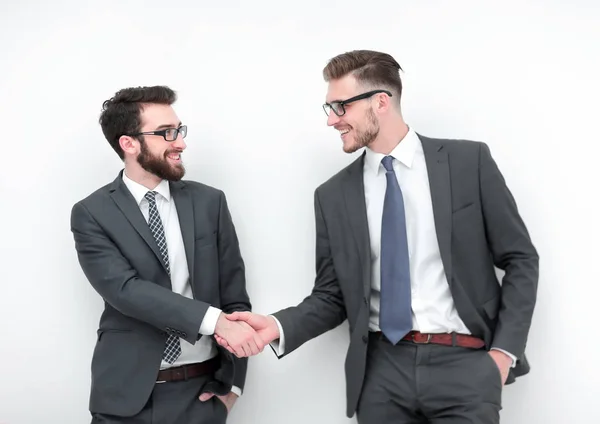 Handshake dvou podnikatelů — Stock fotografie