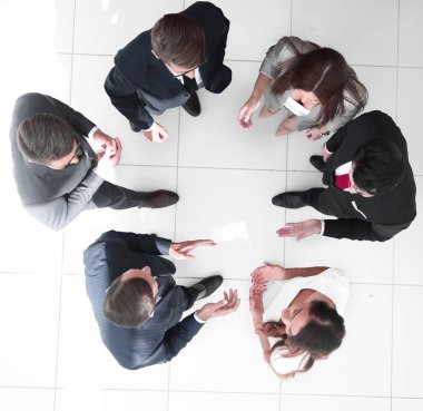 Üst Manzara. İş ekibi beyin fırtınası yapıyor.