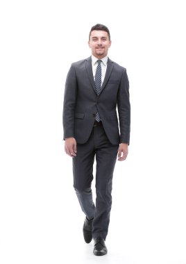 Alt görünümü. Executive işadamı ileri gider