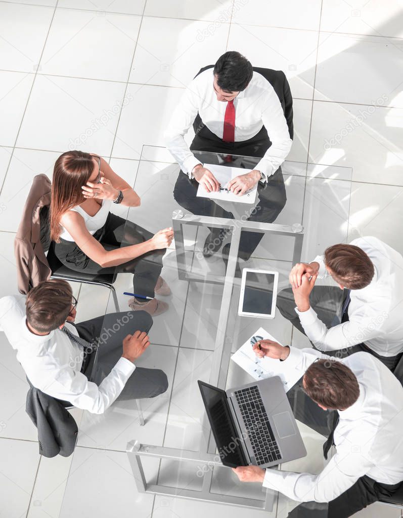 Business Meeting Discussion Working Office Concept