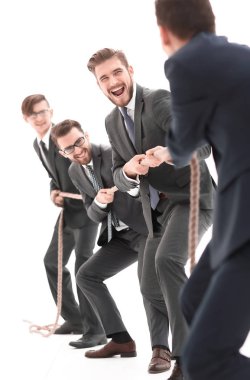 Teambuilding.The halat iş takımları arasında.