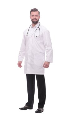 tam büyüme. stetoskop ile tıp uzmanı