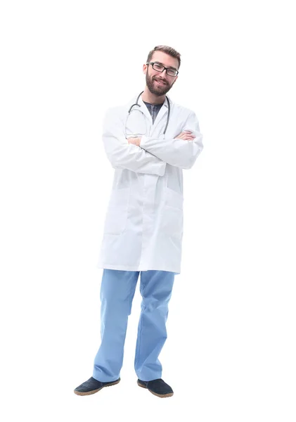 In vollem Wachstum. Porträt eines erfolgreichen Physiotherapeuten — Stockfoto