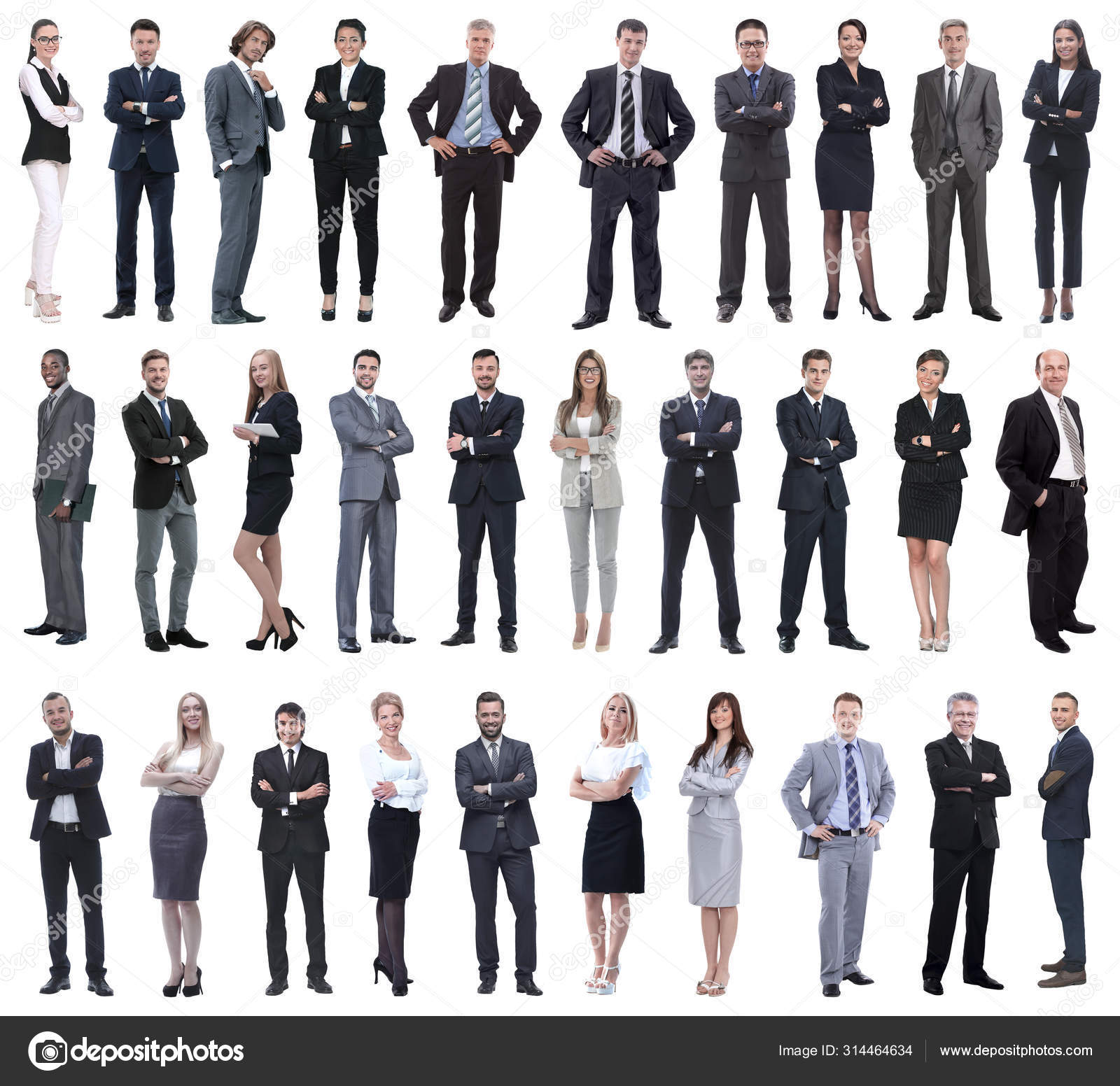 Colection of full length people — Stock Photo © depositedhar #314464634
