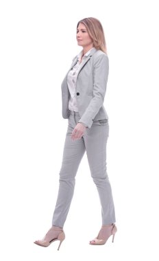 tam büyüme. Kendine güvenen genç iş kadını